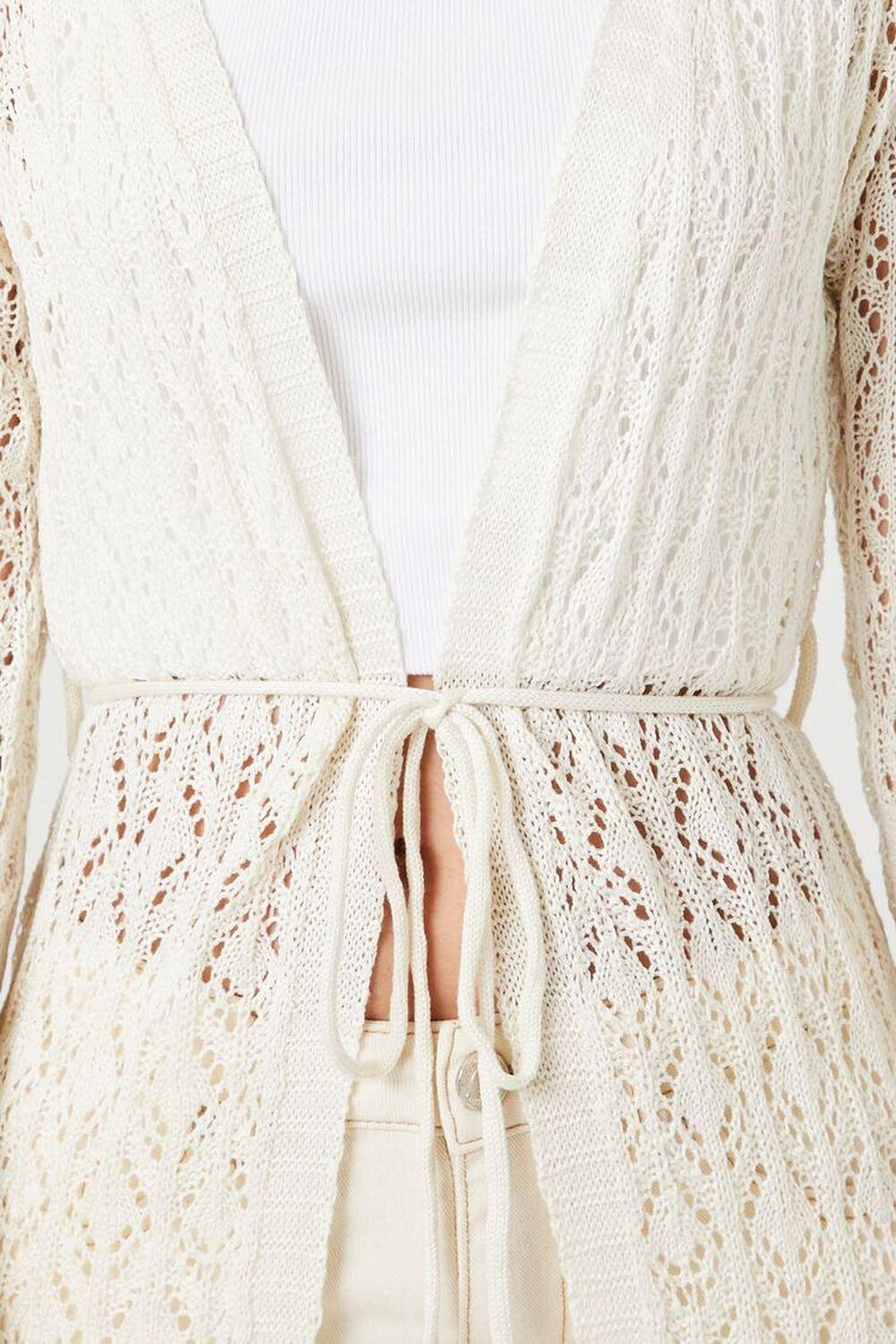 Open-Knit Duster Cardigan Sweater | Forever 21 Product Image