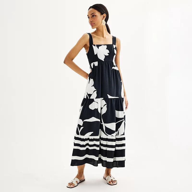 Womens Nine West Tiered Maxi Dress Product Image