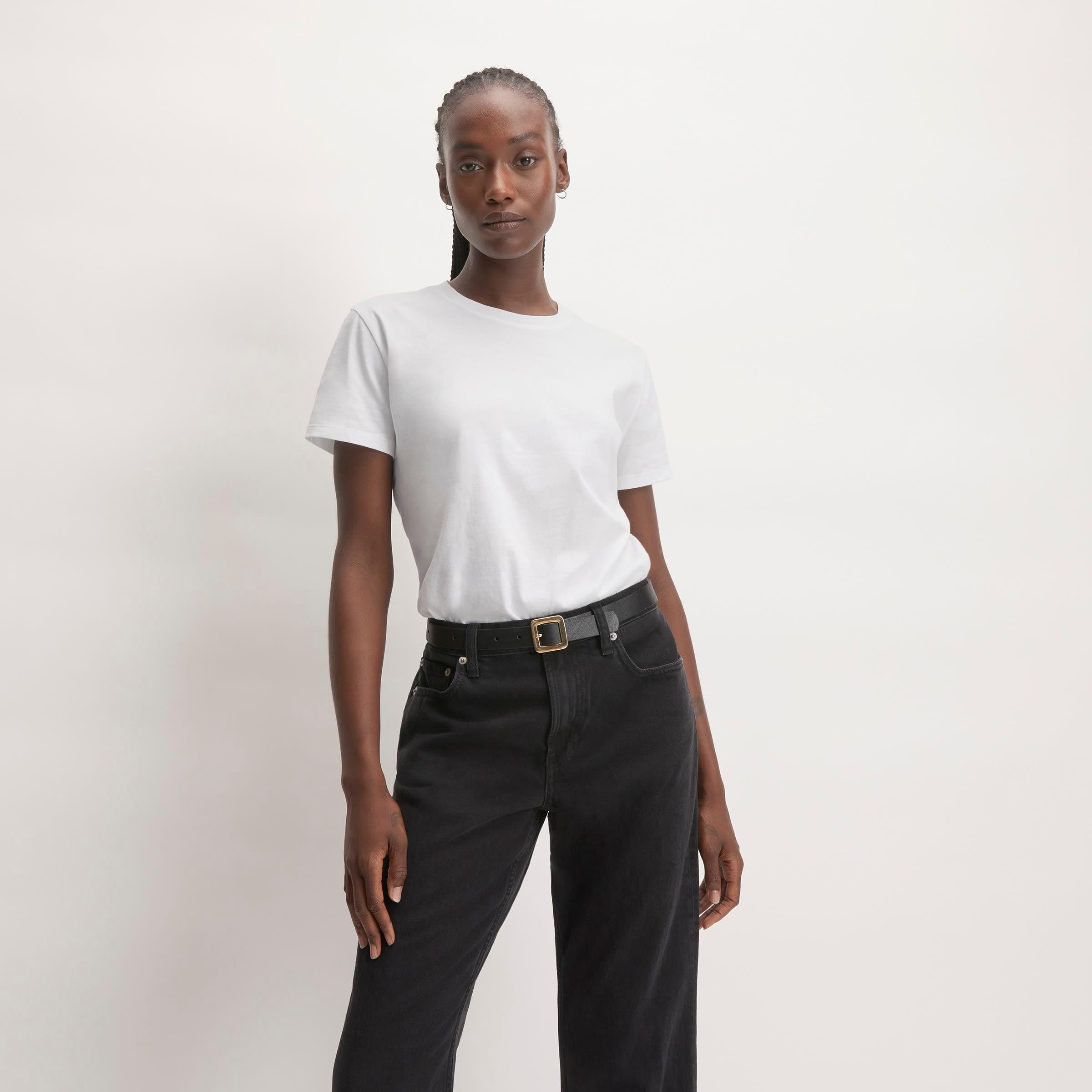 The Box-Cut Tee in Essential Cotton Product Image