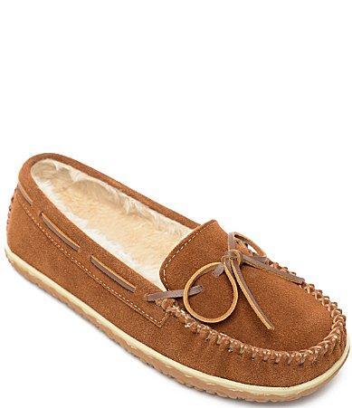 Minnetonka Womens Tilia Suede Moccasins Product Image