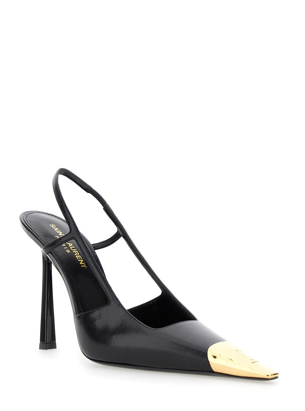 SAINT LAURENT Heeled Shoes In Black Product Image