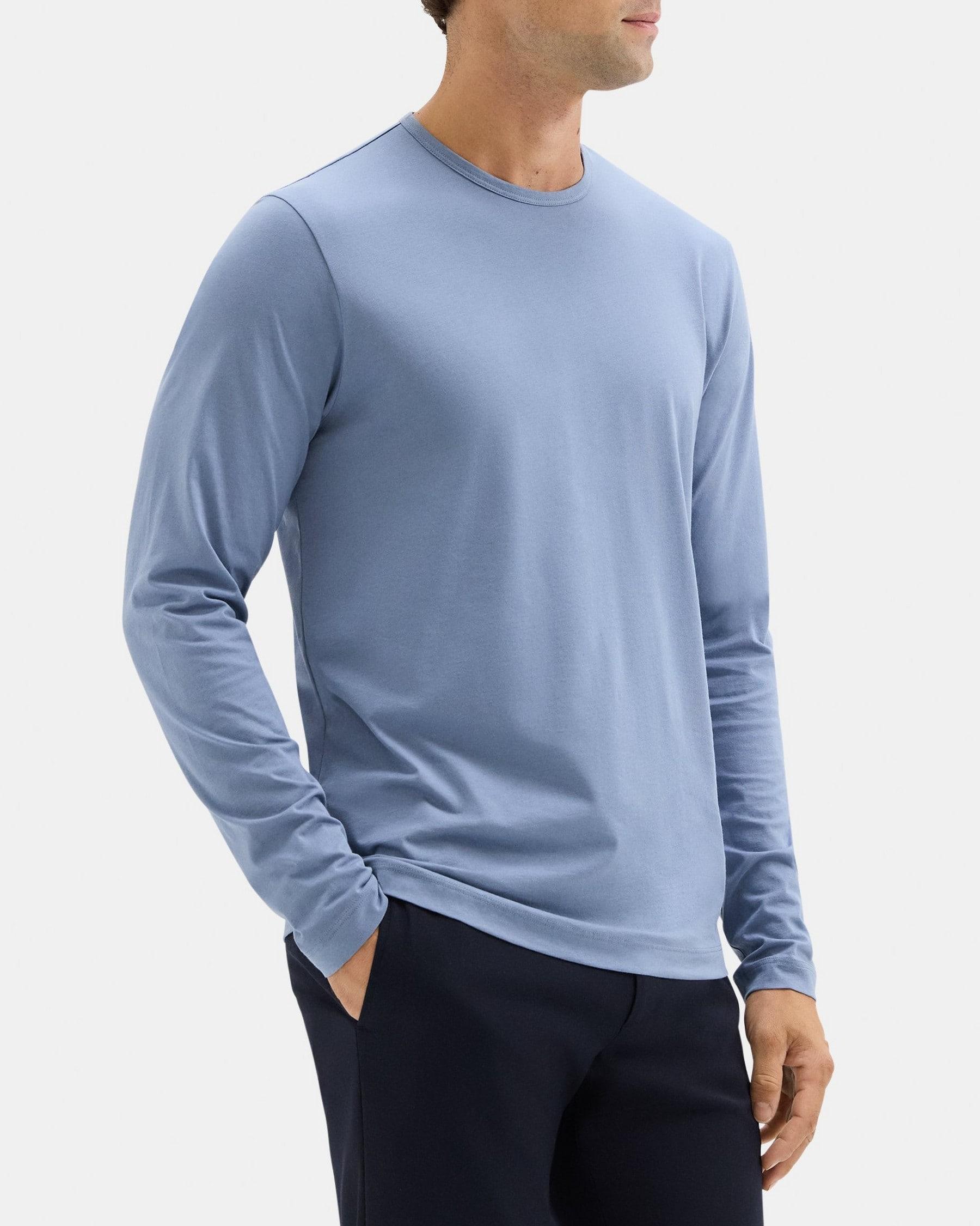 Relaxed Long-Sleeve Tee in Organic Cotton Product Image