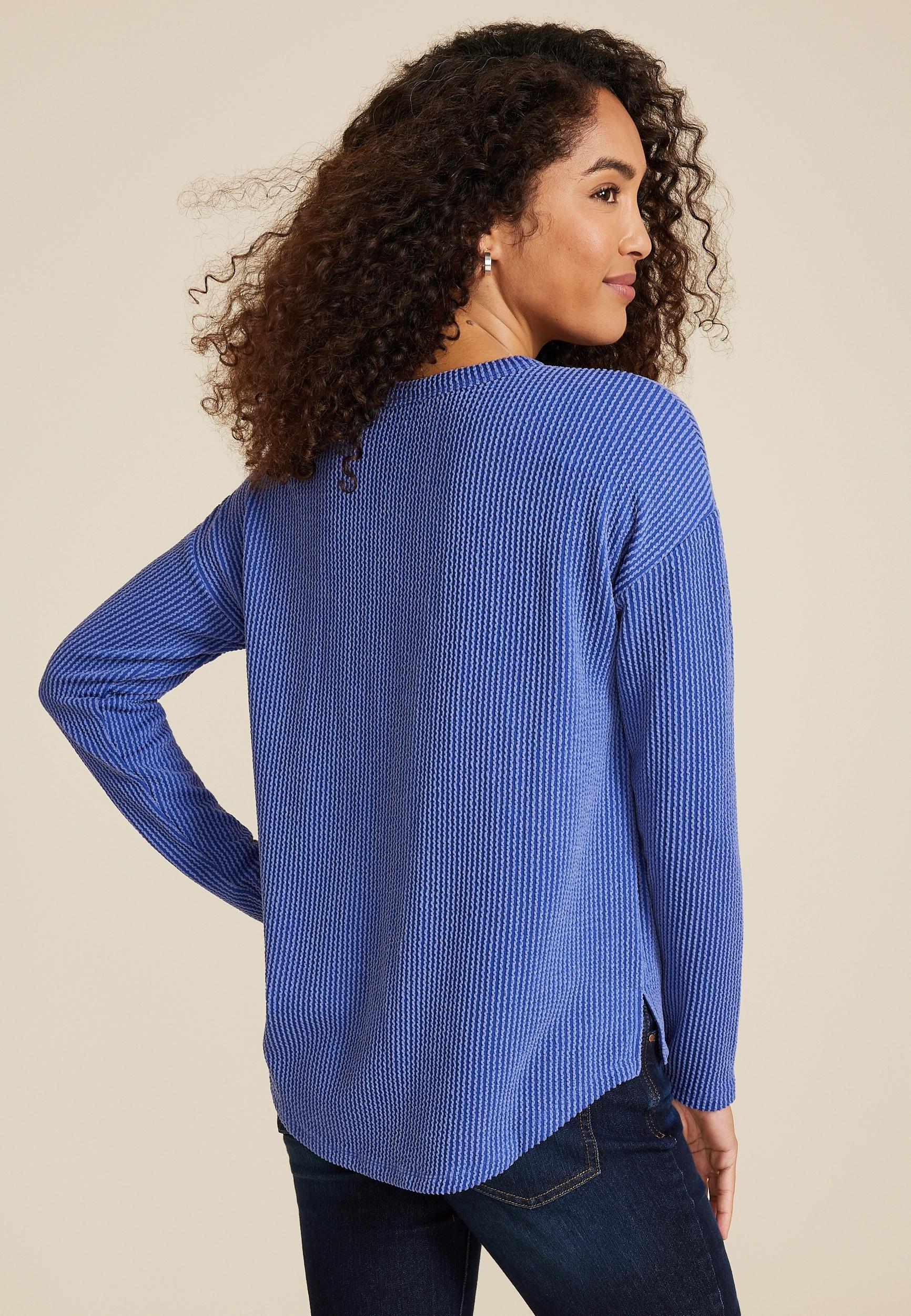 24/7 Clara Long Sleeve Ribbed Tee Product Image