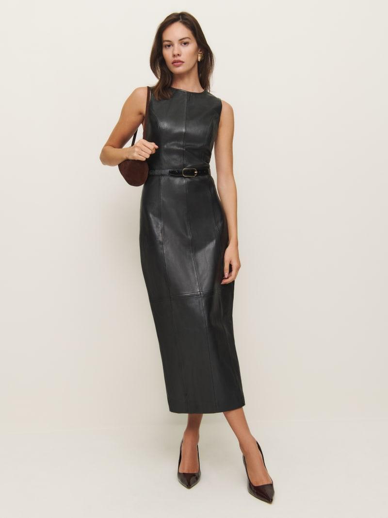 Veda Kendi Leather Dress Product Image