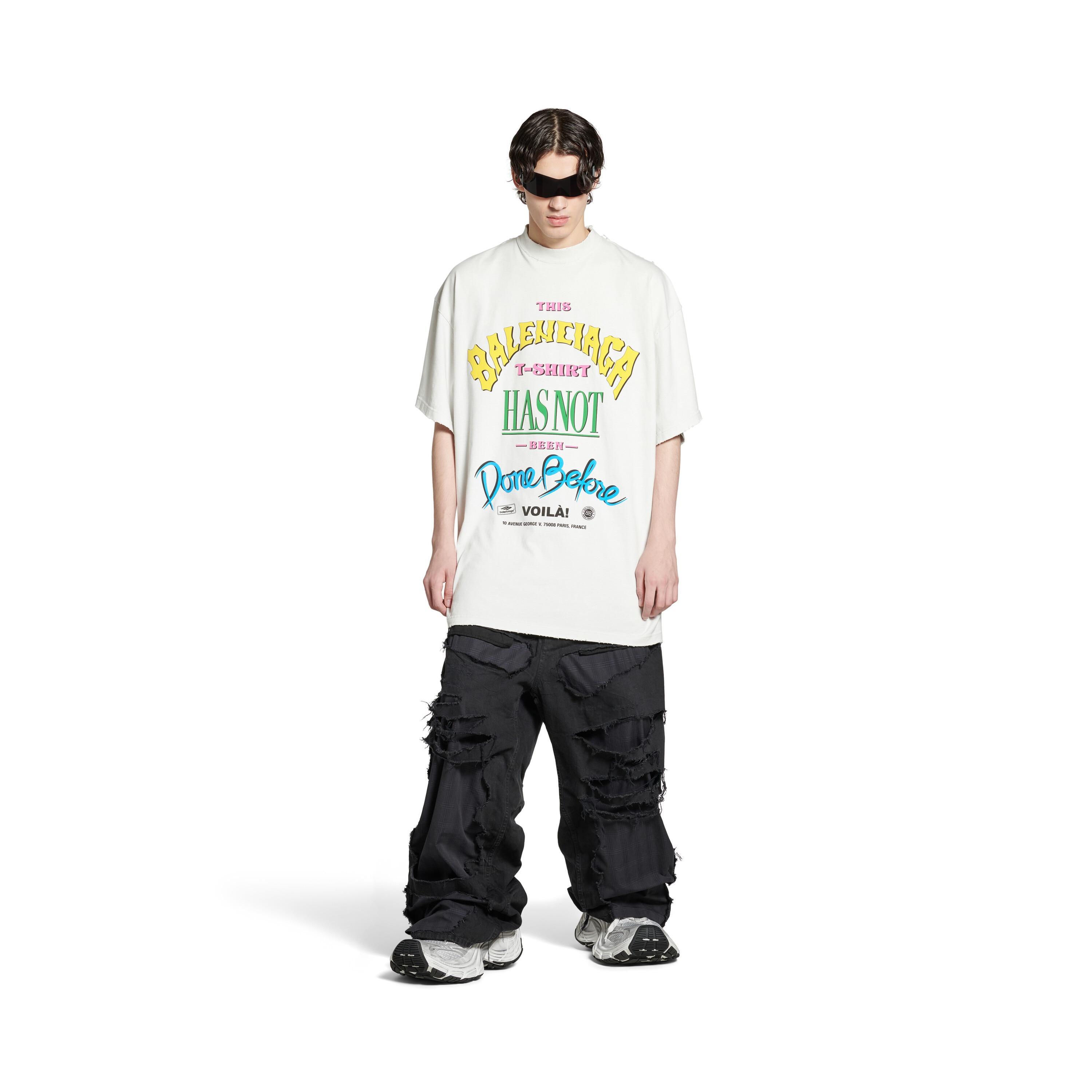 Not Been Done T-shirt Oversized in Off White Product Image