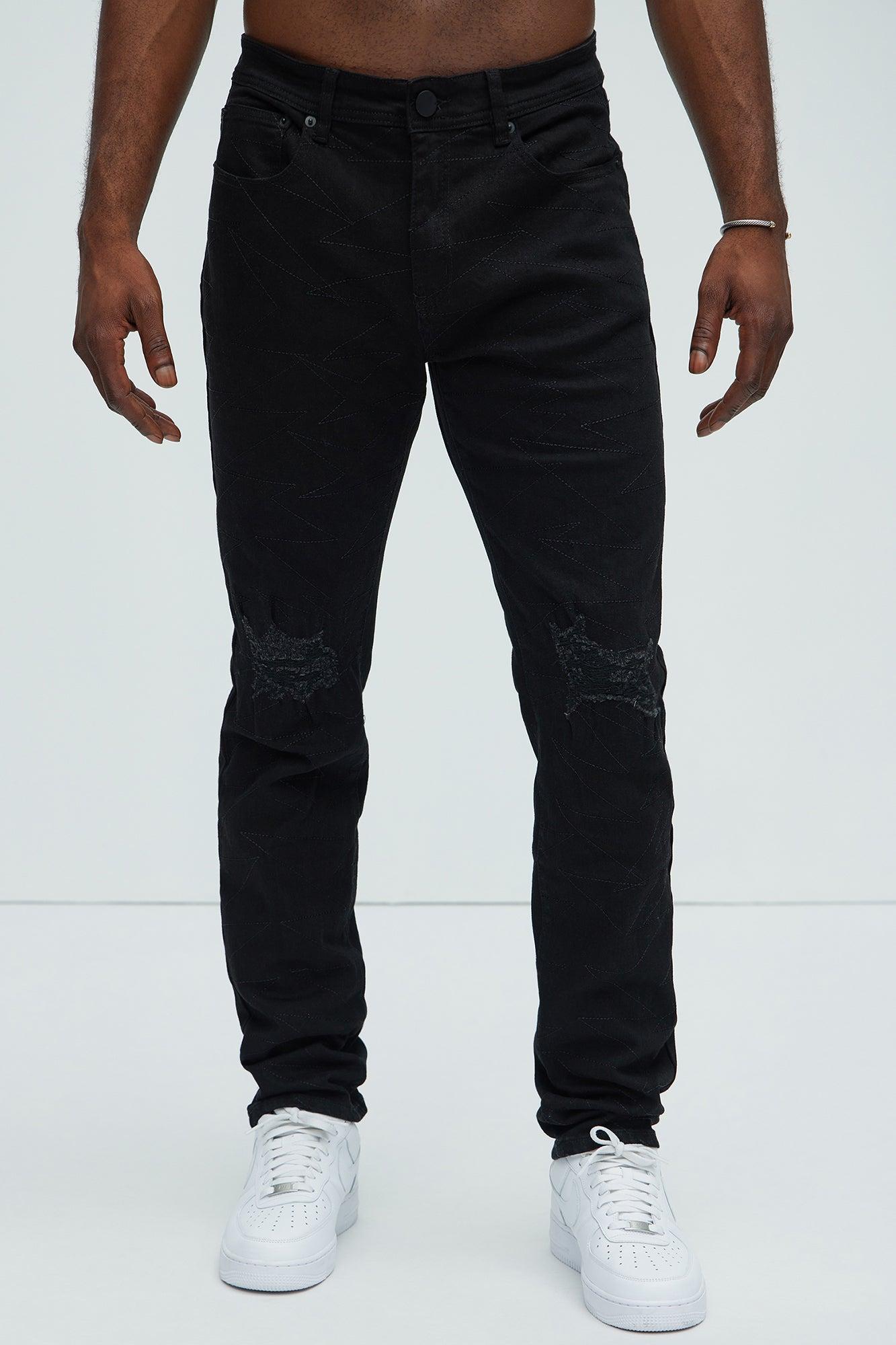 Got To Stay Up Slim Jeans - Black Product Image