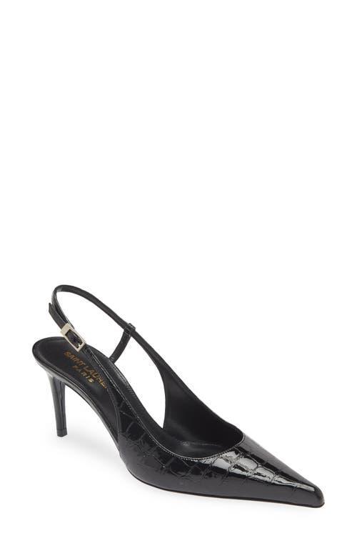 Saint Laurent Hacker Pointed Toe Slingback Pump Product Image