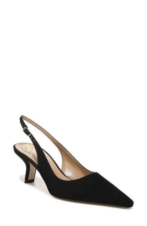 Sam Edelman Bianka Suede Pointed Toe Slingback Pumps Product Image