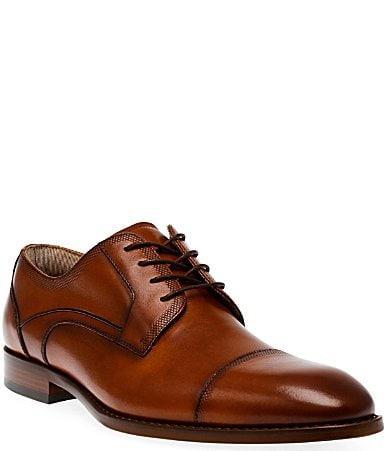 Steve Madden Mens Gerell Leather Cap Toe Dress Oxfords Product Image