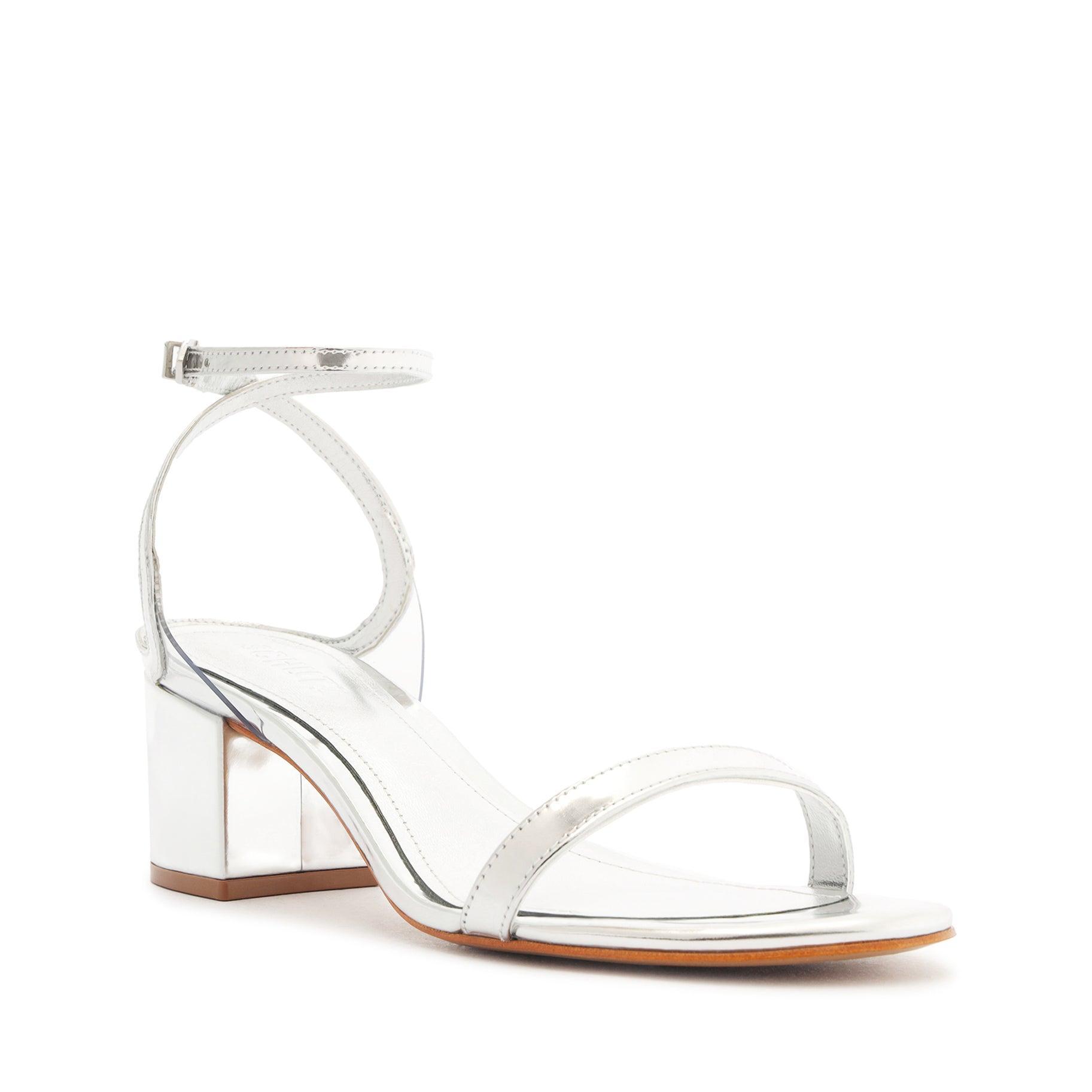 Skye Mid Block Specchio Leather Sandal Female Product Image