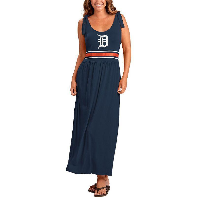 Womens G-III 4Her by Carl Banks Detroit Tigers Game Over Maxi Dress Blue Product Image