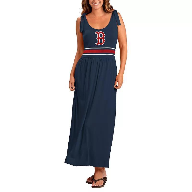 Womens G-iii 4Her by Carl Banks Navy Boston Red Sox Game Over Maxi Dress Product Image