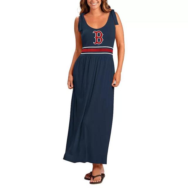 Womens G-iii 4Her by Carl Banks Navy Boston Red Sox Game Over Maxi Dress Product Image