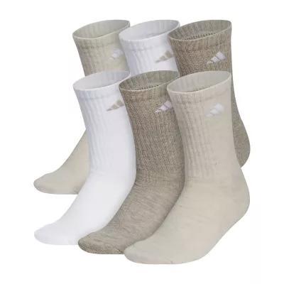 adidas Cushioned 6 Pair Crew Socks Womens Product Image