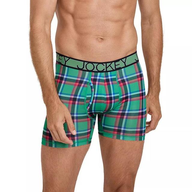 Mens Jockey Active Microfiber 3.5 Boxer Brief Product Image