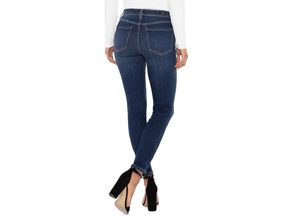 Liverpool Los Angeles Abby Skinny Mid Rise Premium Stretch Denim in Arroyo Coast (Arroyo Coast) Women's Jeans Product Image