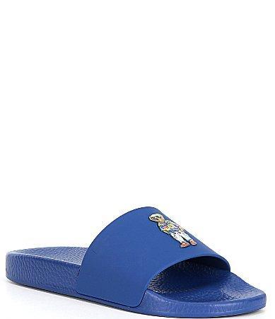 Polo Ralph Lauren Mens Bear Polo Slides Product Image