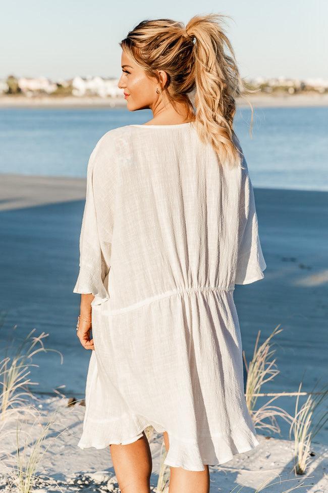 Crystal Waters White Swimsuit Cover Up FINAL SALE Product Image