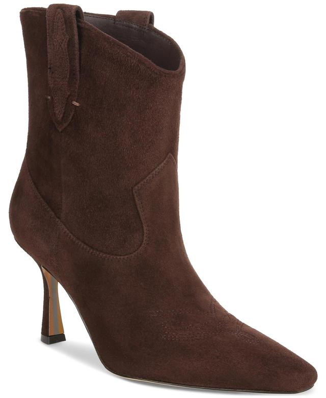 Sam Edelman Womens Moe Pointed-Toe Pull-On Western Boots Product Image