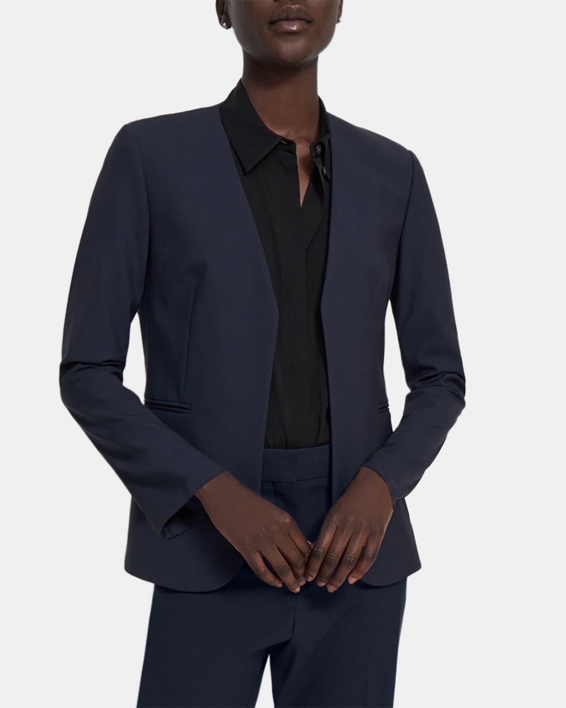 Open Blazer in Stretch Wool Product Image