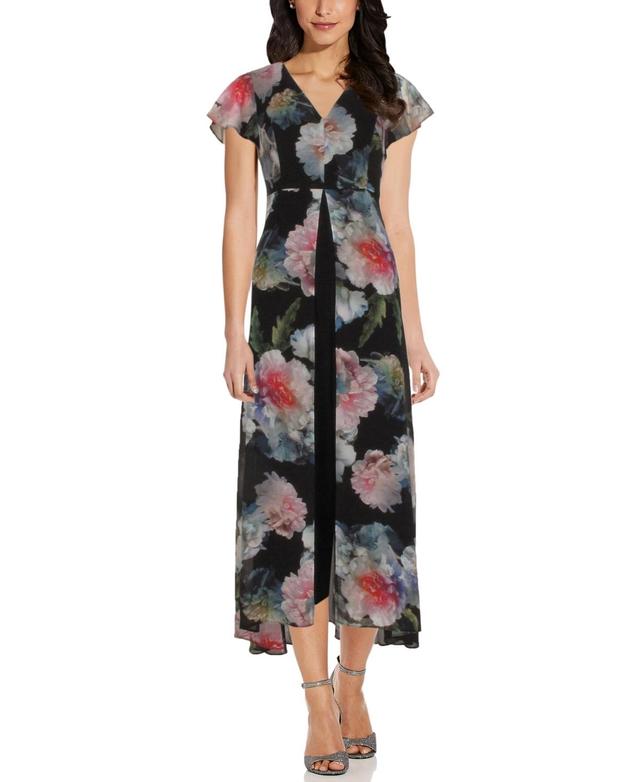 Adrianna Papell Floral Print Jumpsuit Product Image