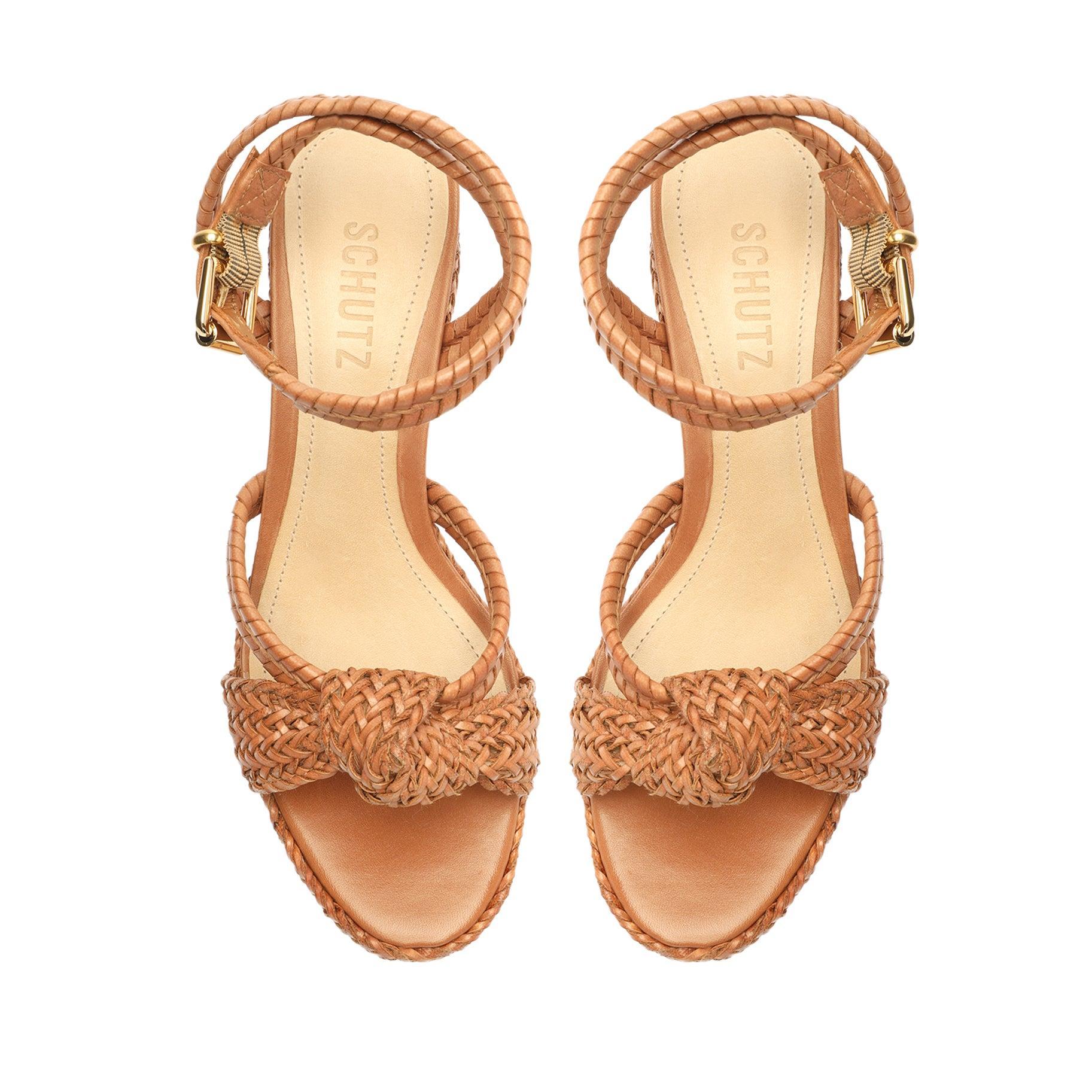 Kareena Platform Nappa Leather Sandal Female Product Image