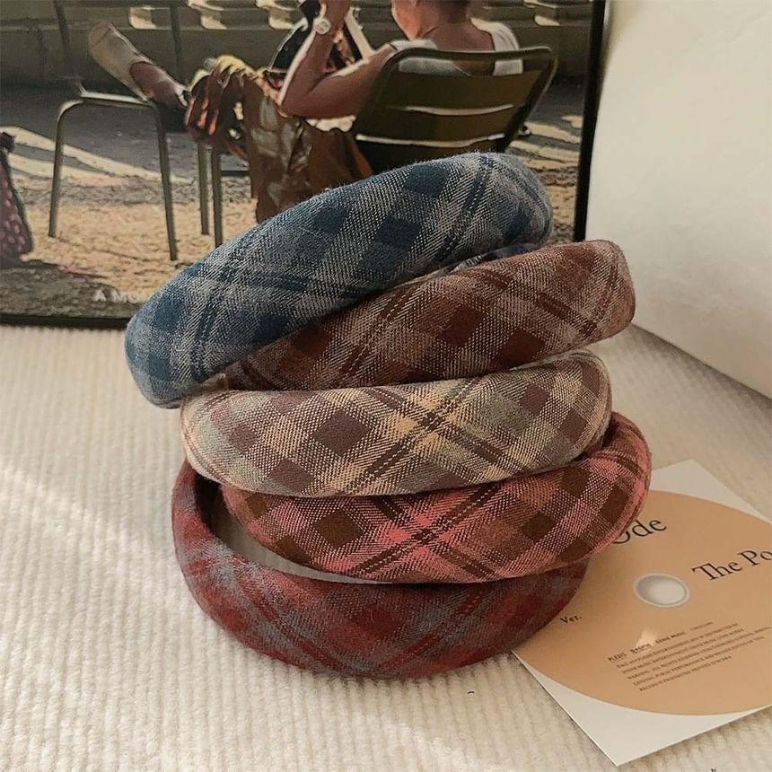 Plaid Headband Product Image