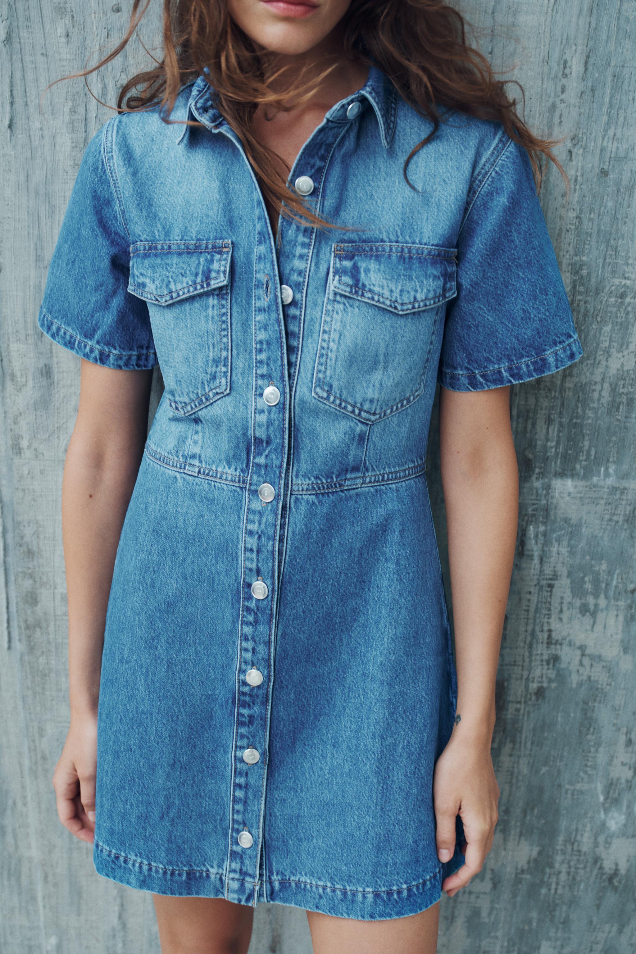 Z1975 DENIM MINI DRESS Product Image