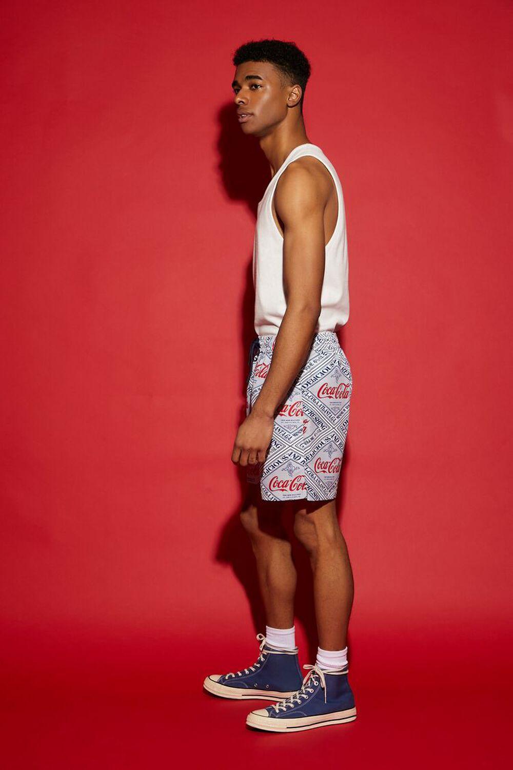 Coca-Cola Print Swim Trunks | Forever 21 Product Image