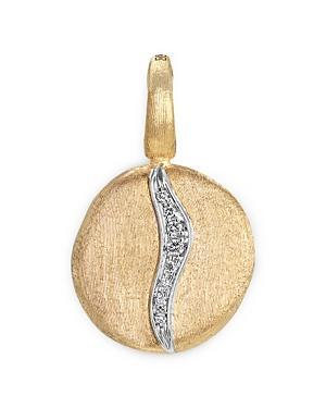 Marco Bicego 18K White & Yellow Gold Jaipur Diamond Disc Pendant Product Image