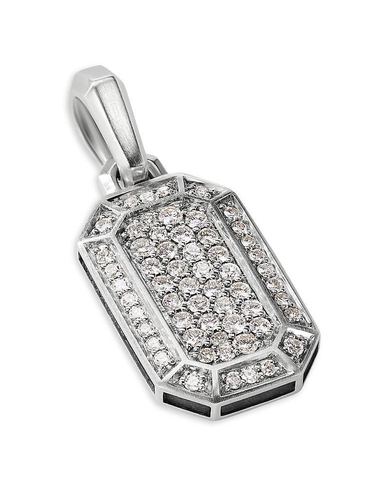 Mens Streamline Amulet with Pav Diamonds Product Image