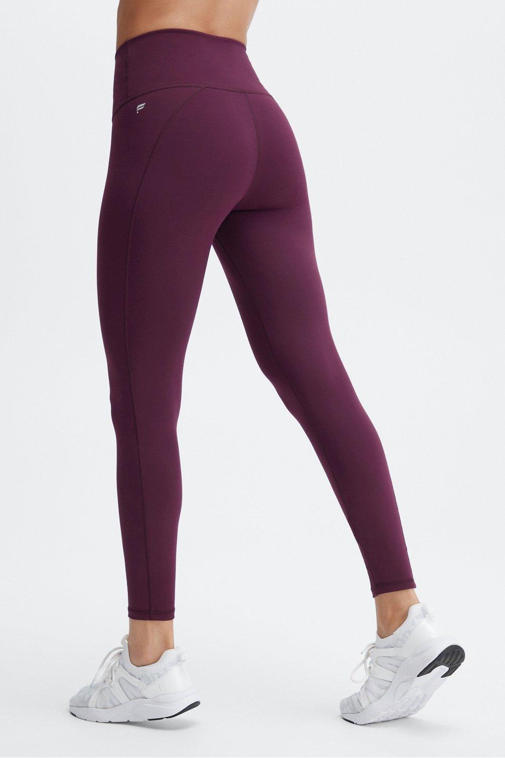 Fabletics Define High-Waisted 7/8 Legging Womens purple Size S Product Image