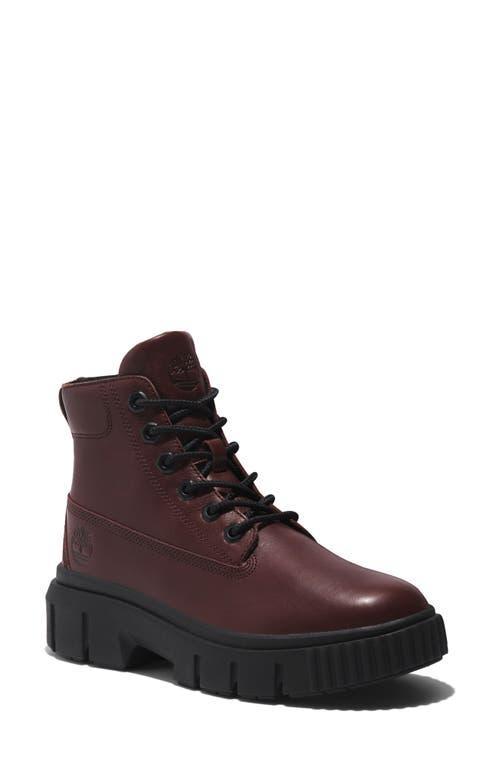 Timberland Womens Timberland Greyfield Leather Boots - Womens Red Product Image