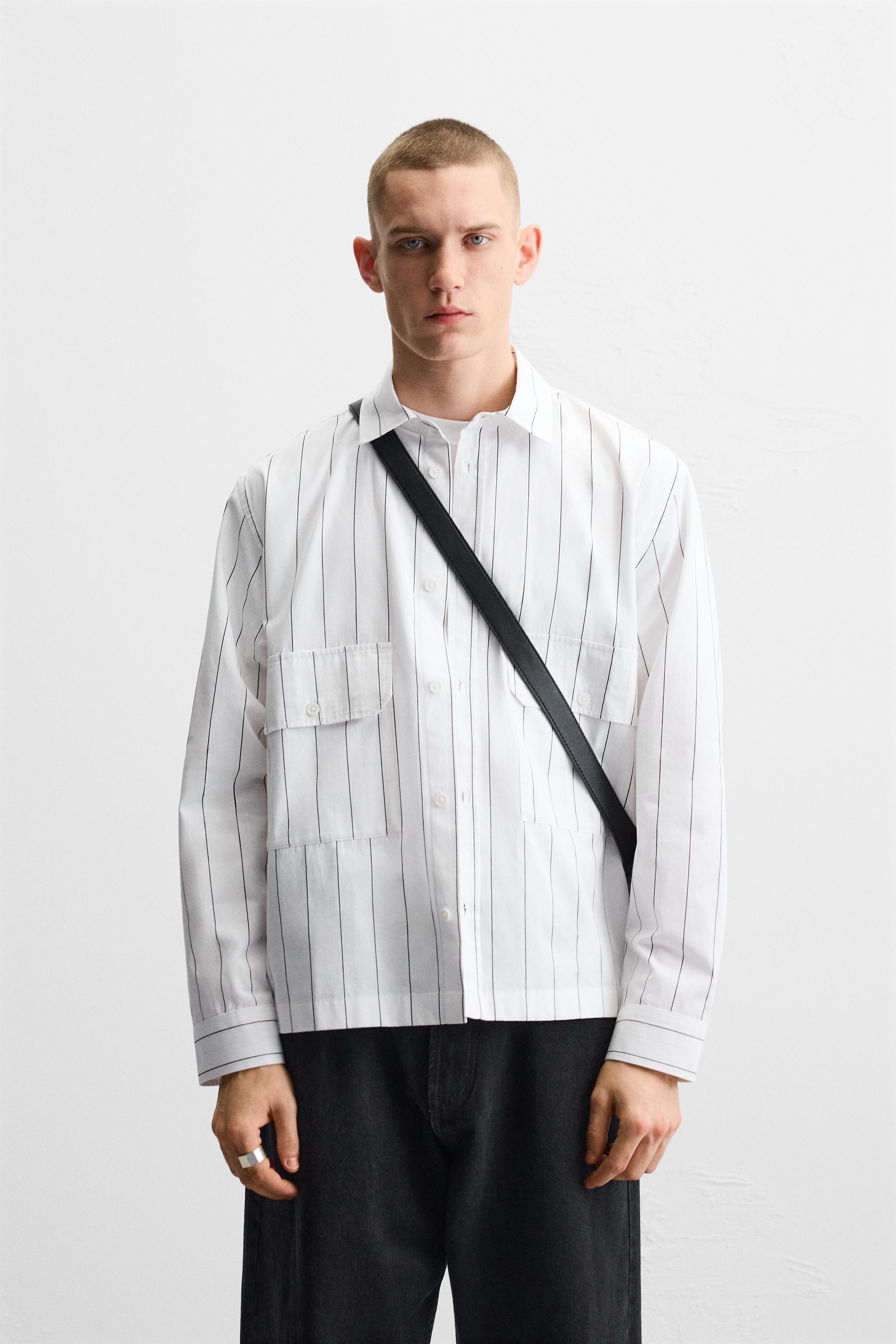 STRIPED POCKET SHIRT Product Image