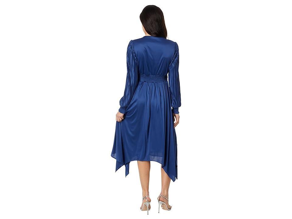 en saison Lisa Midi Dress (Satin ) Women's Clothing Product Image