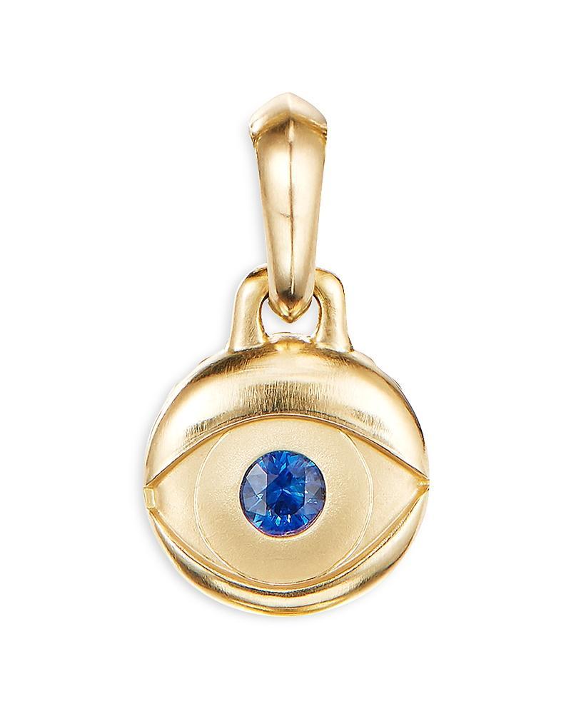 Mens Evil Eye Amulet in 18K Yellow Gold Product Image