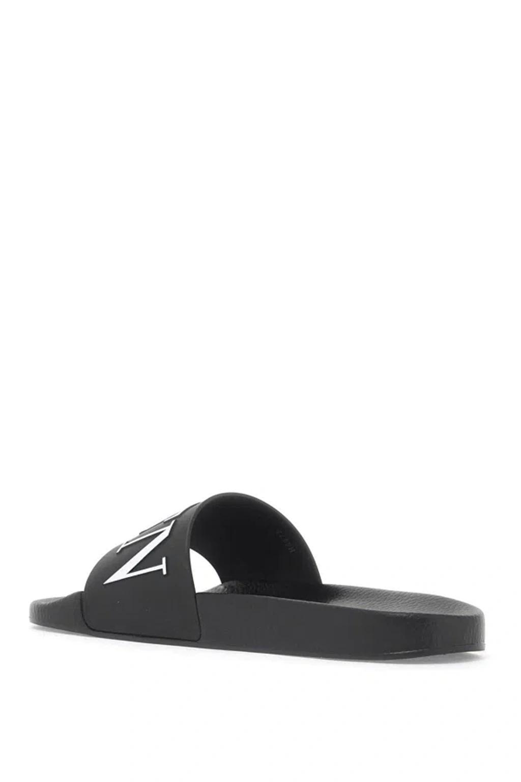 VALENTINO GARAVANI Vltn Pool Slides In Black Product Image