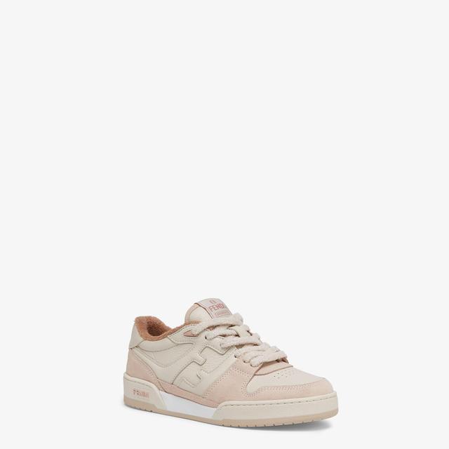 Fendi MatchLow-tops in pink suede Product Image