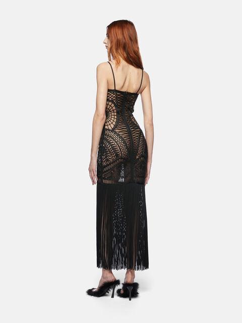 Black midi dress Product Image