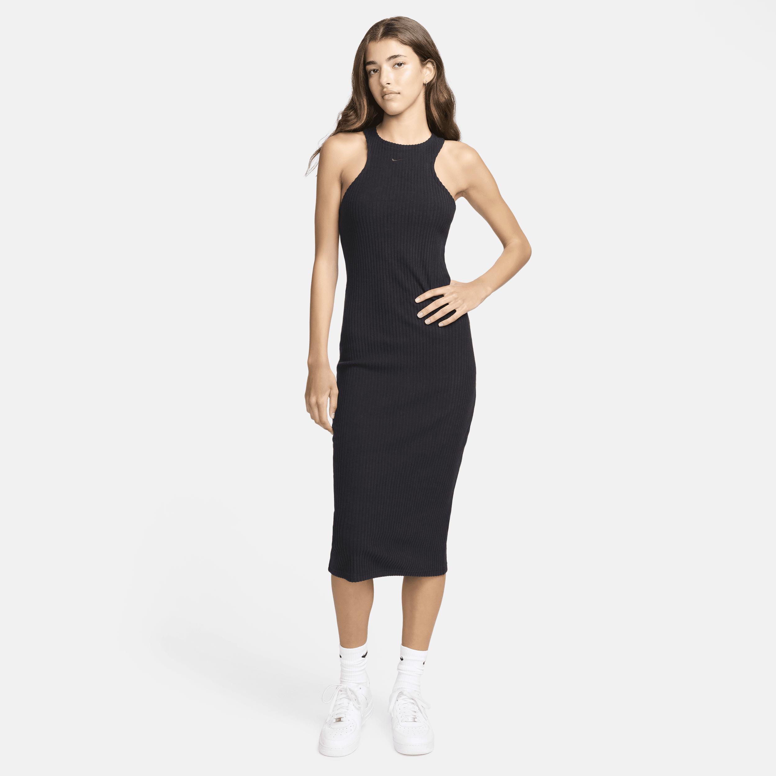 Women's Nike Sportswear Chill Rib Slim Sleeveless Midi Dress Product Image