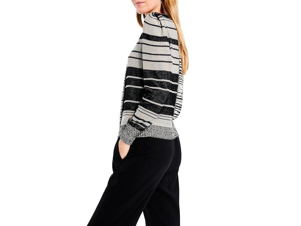 NIC+ZOE Mixed Musings Sweater Multi) Women's Clothing Product Image