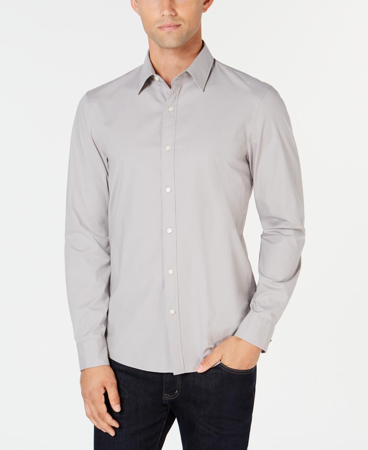 Michael Kors Mens Stretch Button-Front Shirt product image