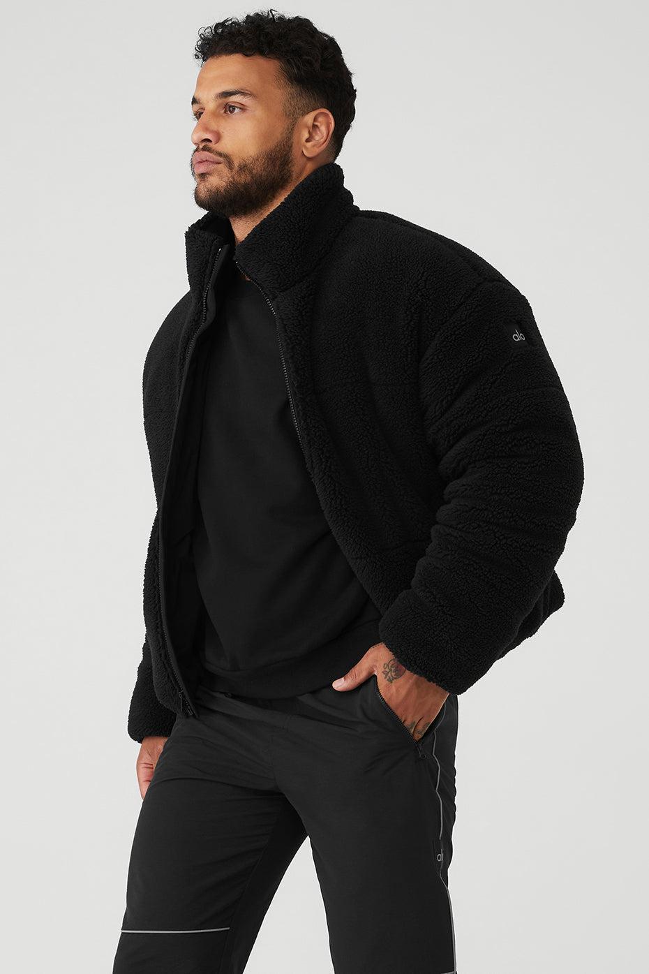 Sherpa Stage Puffer - Black Male Product Image