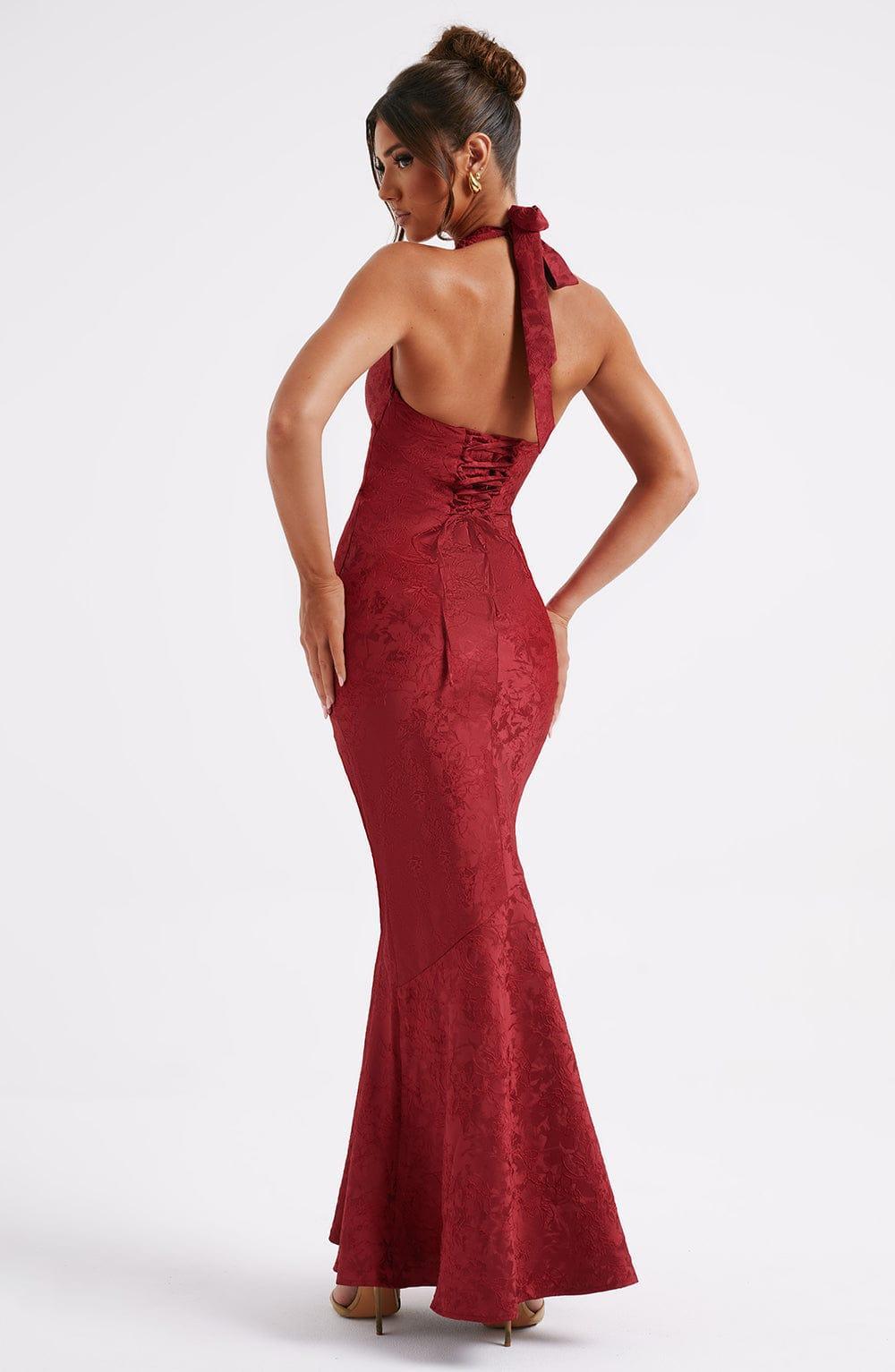 Josephine Maxi Dress - Red Product Image