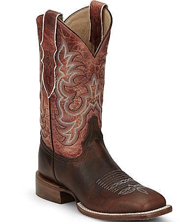 Justin Boots Womens Dusty Pull On Leather Western Boots Product Image