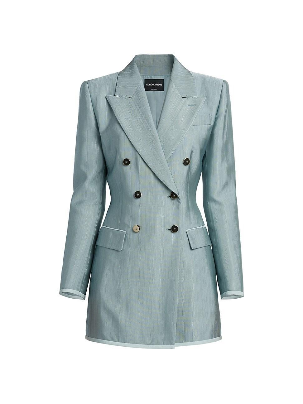 Womens Double-Breasted Jacket Product Image