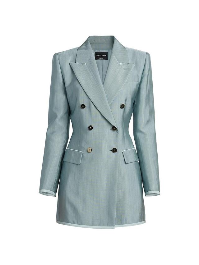 Womens Double-Breasted Jacket Product Image