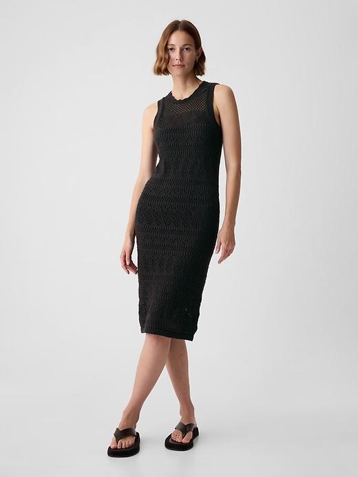 Crochet Midi Dress Product Image