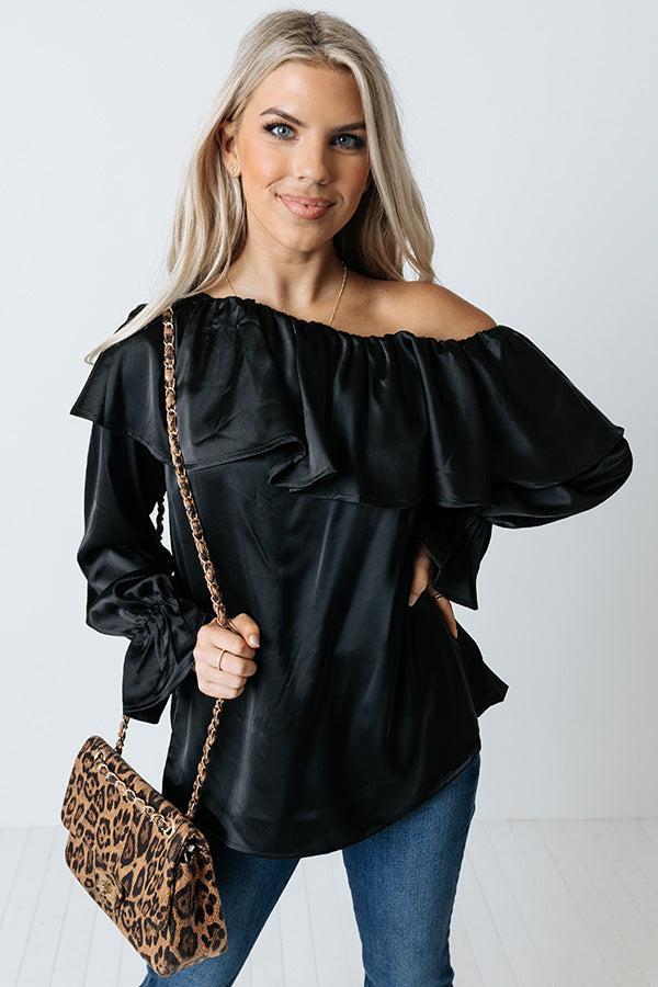 Serving Up Sass Top In Black product image