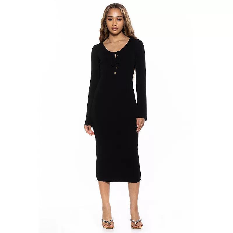 Womens ALEXIA ADMOR Akari Knit Midi Dress Product Image